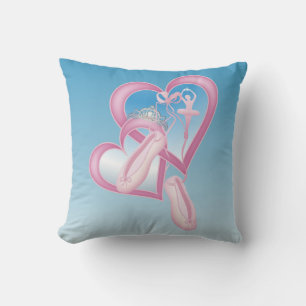 Ballerina Sweetheart Throw Pillow