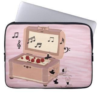 Ballerina Symphony in a Box - Ballerina Art Laptop Sleeve