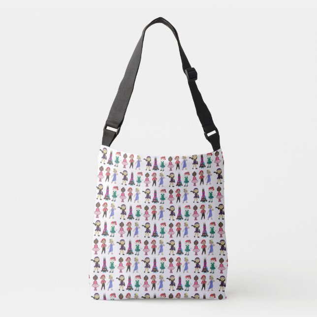 Ballerina Tap Jazz Lyrical Dancer Dance Teacher Crossbody Bag (Front)