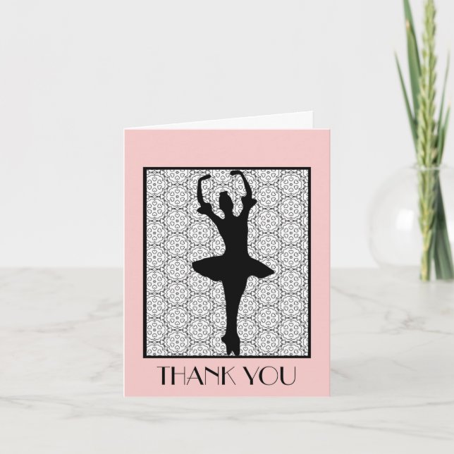 Ballerina - Teacher Appreciation Thank You (Front)