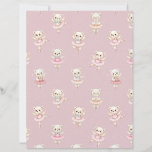 Ballerina Teddy Bear Pink Fab