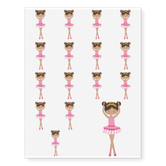 Ballerina Temporary Tattoos