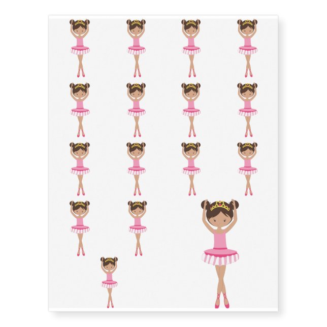 Ballerina Temporary Tattoos (Front)