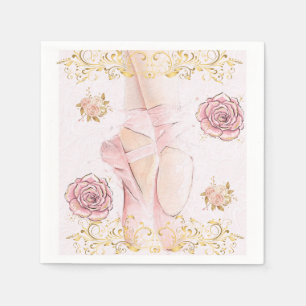 Ballerina Themed Napkins – Graceful Ballet Party