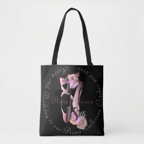 Ballerina Toe Shoes Medallion Your Event Tote Bag