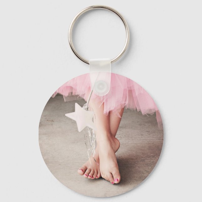 Ballerina Toes Keychain (Front)