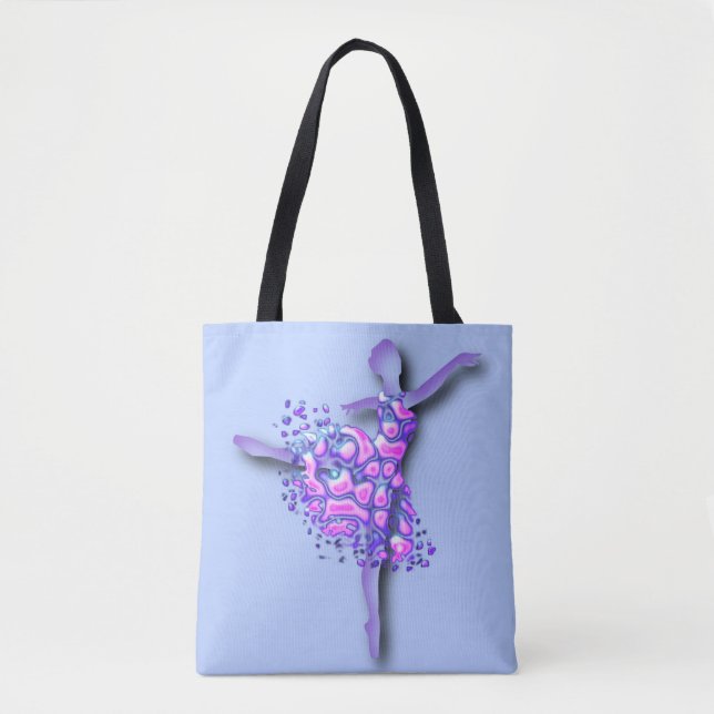 Ballerina Tote Bag Ballet Dancer Girl (Front)