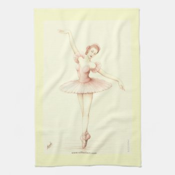 Ballerina Towel by siffert at Zazzle
