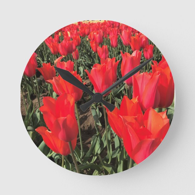 Ballerina Tulips, Oregon Round Clock (Front)