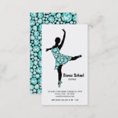 Ballerina turquoise diamond business card (Front/Back)