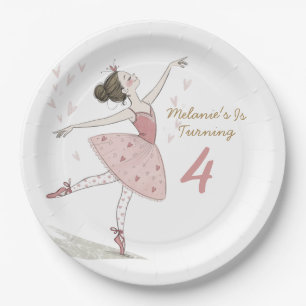 ballerina tutu Birthday Party  Paper Plates