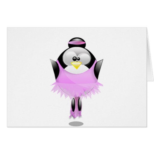 Ballerina Tux Card