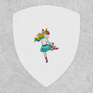 Ballerina Unicorn Dancing Ballet Dancer Tutu Dress Patch