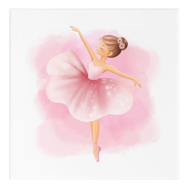 Ballerina Wall Art (Front)