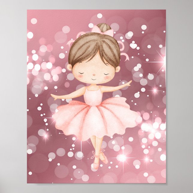 Ballerina Wall Art Poster (Front)