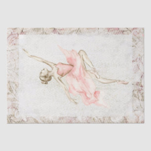 Ballerina Watercolor Decoupage Tissue Paper