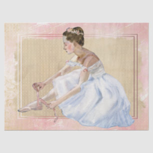 Ballerina Watercolor Decoupage Tissue Paper
