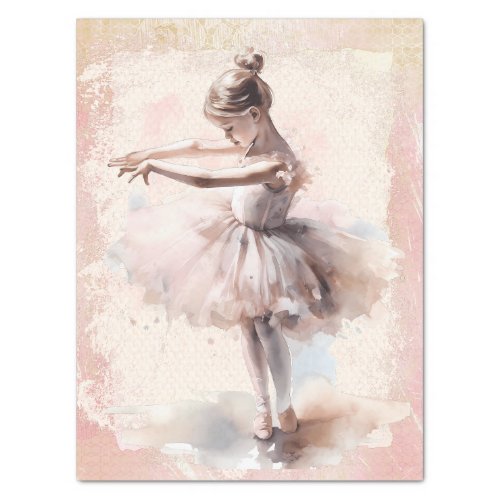 Ballerina Watercolor Tissue Paper