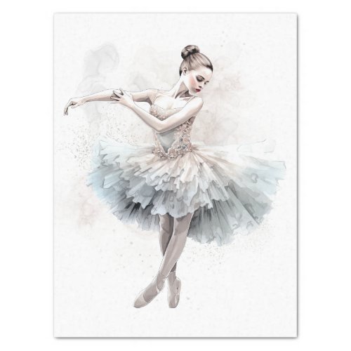 Ballerina Watercolor Tissue Paper
