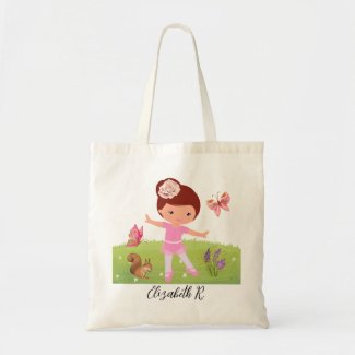 Ballerina Woodland Friends Squirrel Butterfly