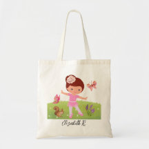 Ballerina Woodland Friends Squirrel Butterfly