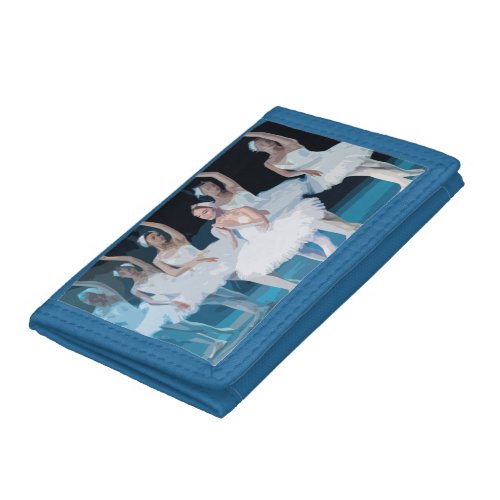 Ballerinas Ballet Dancer Dance Recital Dancers     Trifold Wallet