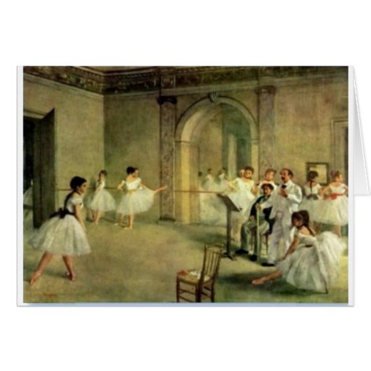 Ballerinas by Edgar Degas Cards (Front Horizontal)