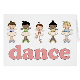 Ballerinas Dance Cards