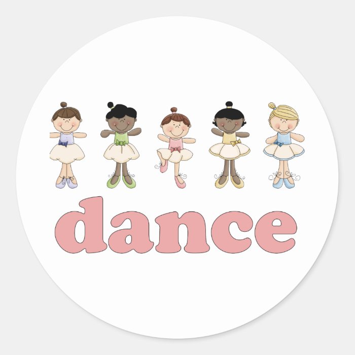 Ballerinas Dance Stickers