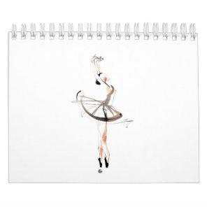Ballerinas Dancers Drawings Calendar