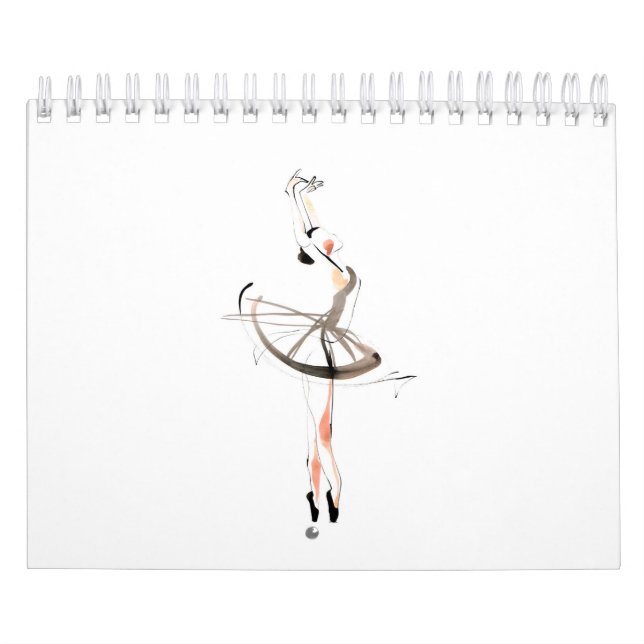 Ballerinas Dancers Drawings Calendar (Cover)