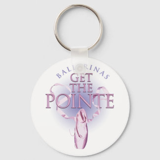 Ballerinas Get the Pointe Keychain