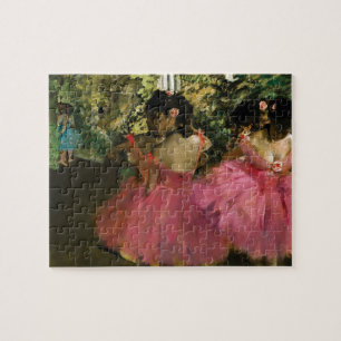 Ballerinas in Pink by Edgar Degas Jigsaw Puzzle