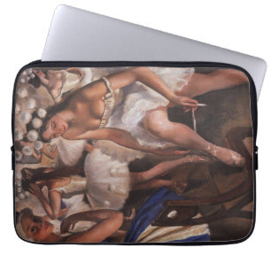 Ballerinas in the Dressing Room (by Serebriakova) Laptop Sleeve