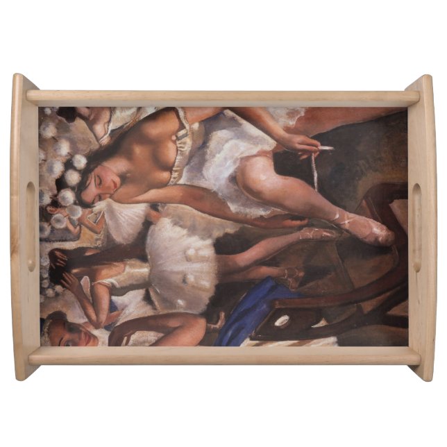 Ballerinas in the Dressing Room (by Serebriakova) Serving Tray (Front)