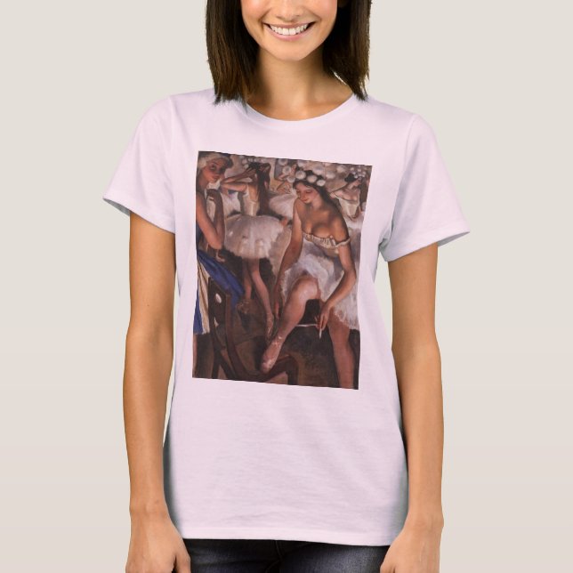 Ballerinas in the Dressing Room (by Serebriakova) T-Shirt (Front)