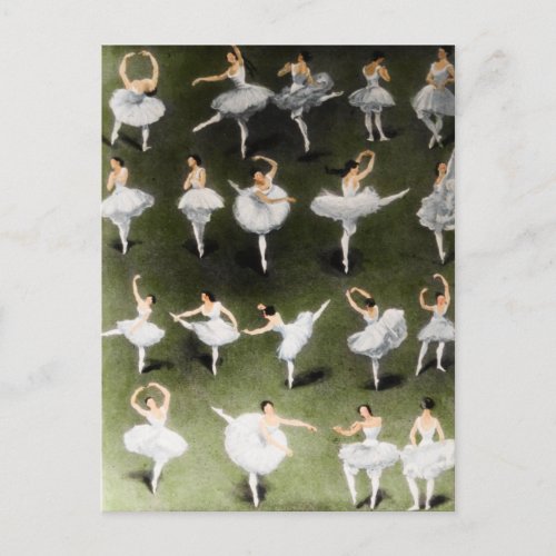 Ballerinas Postcard