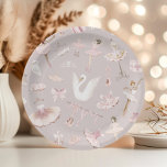 Ballerinas watercolor blush pink birthday party paper plates<br><div class="desc">Ballerinas watercolor blush pink birthday party Paper Plates.
Matching items are available.</div>
