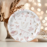 Ballerinas watercolor blush pink birthday party paper plates<br><div class="desc">Ballerinas watercolor blush pink birthday party Paper Plates.
Matching items are available.</div>