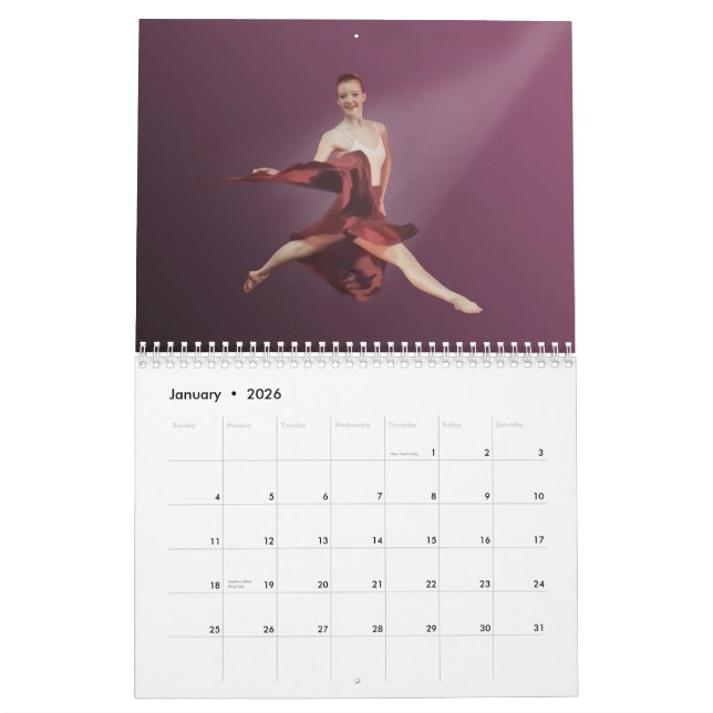 Ballet 2015 Calendar (Jan 2026)