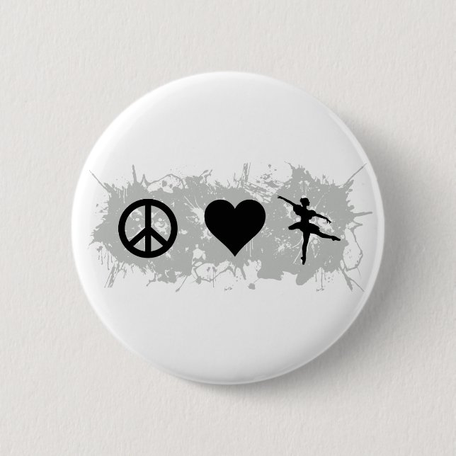 Ballet 5 pinback button (Front)