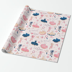 Ballet Accessories Wrapping Paper