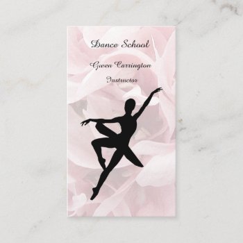 Ballet And Dance Instructor  Business Card by Bebops at Zazzle