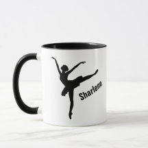 Ballet Arabesque Pose Silhouette
