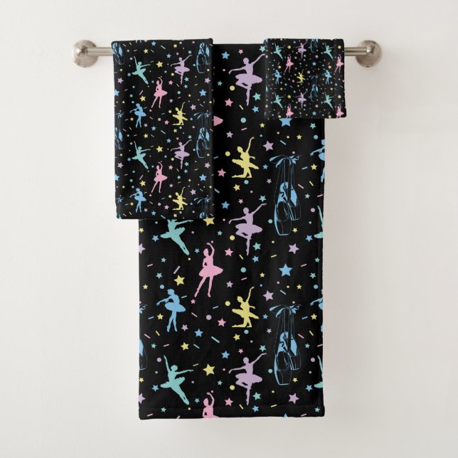 Ballet - Ballerina Dancer Shoes Bath Towel Set (Insitu)
