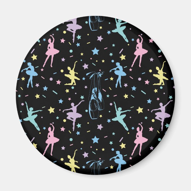 Ballet - Ballerina Dancer Shoes Magnet (Front)