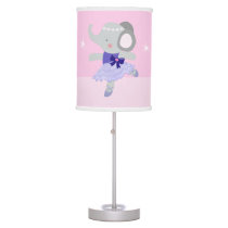 Ballet Ballerina Elephant Girl Nursery Lamp