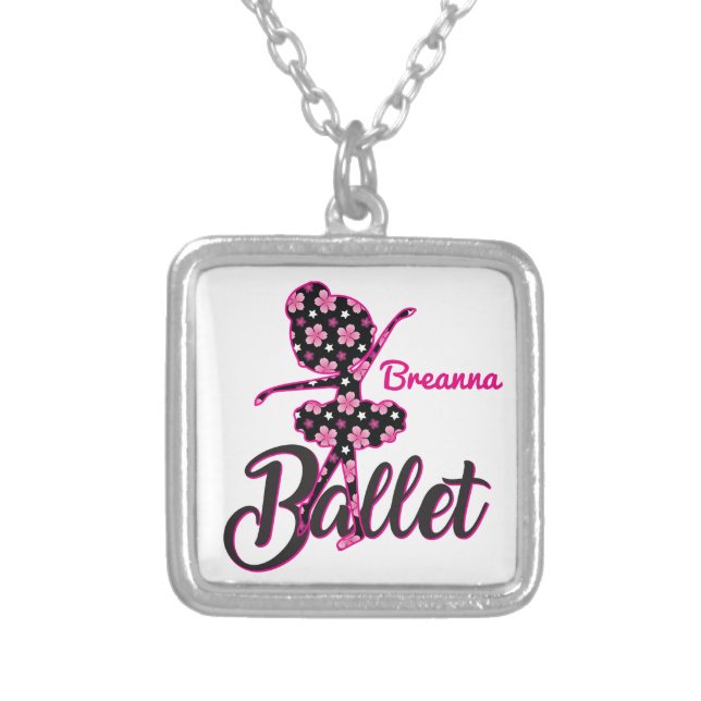 Ballet Ballerina  Necklace (Front)