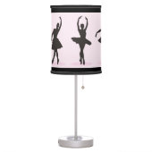 Ballet Ballerina Pink Dancer Ballerinas Table Lamp (Left)