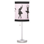 Ballet Ballerina Pink Dancer Ballerinas Table Lamp (Right)